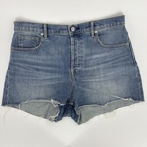 Everlane Cheeky Short Womens 31 Blue Denim Cut offs